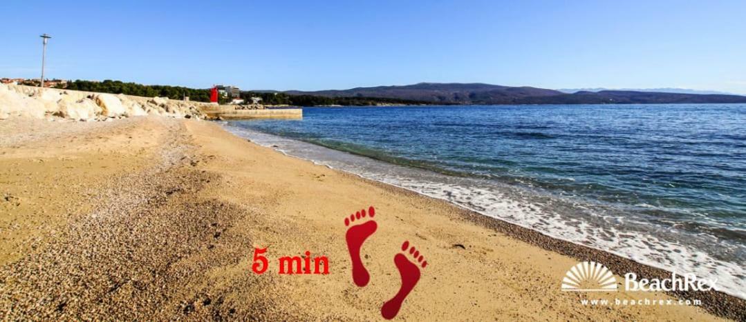 Apartman Jezevac Krk Town Esterno foto